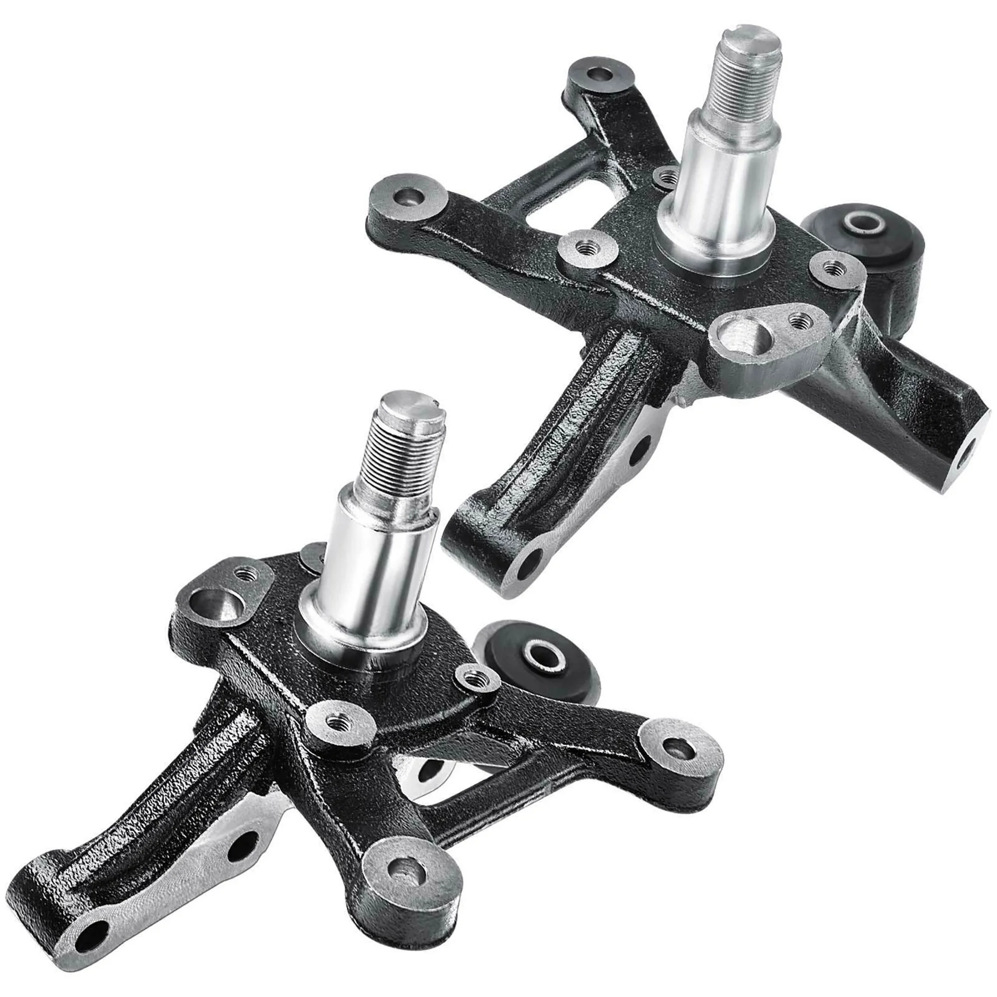 2PCs Rear Left Driver & Right Passenger Side Axle Carrier Steering Spindle Knuckle With Disc Brakes For  2003-2006 Hyundai Elantra Tiburon Replace For  698-003 527502D105 698-002 527602D105