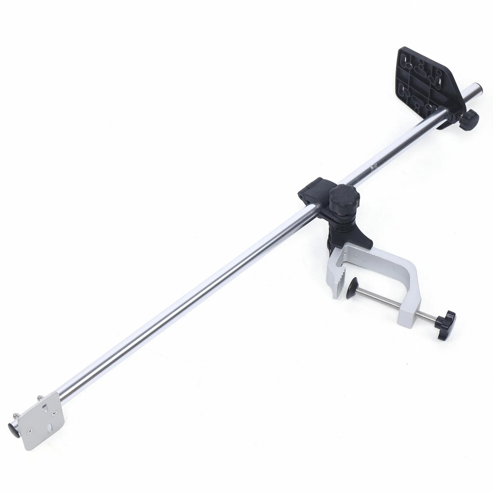 Portable Universal Transducer Bracket + Fishfinder Mount 360° Adjustable Tools Aluminum Alloy