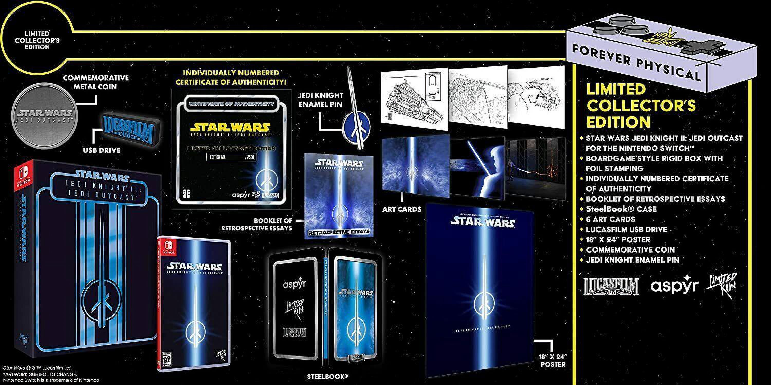 Star Wars: Jedi Knight II - Jedi Outcast - Nintendo Switch [Limited Run #69] NEW