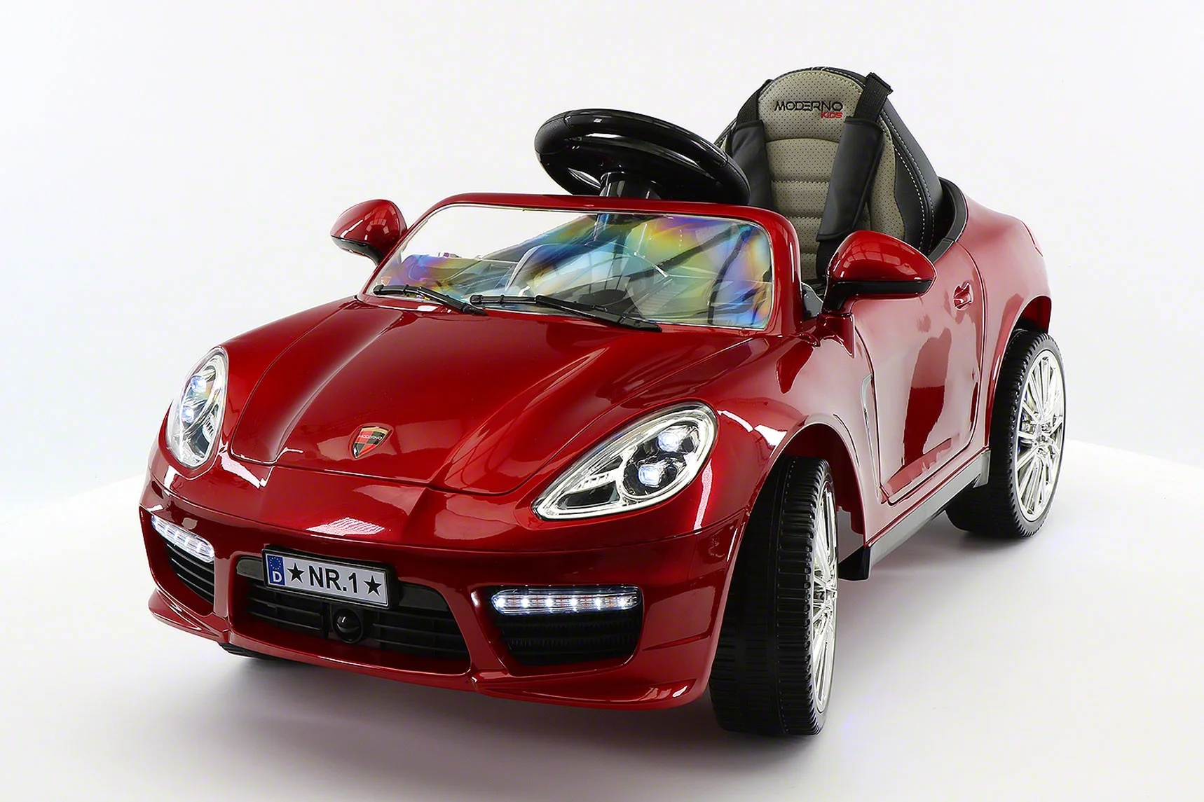 Kiddie Roadster 12V Kids Electric Ride-On Car with R/C Parental Remote | Cherry Red