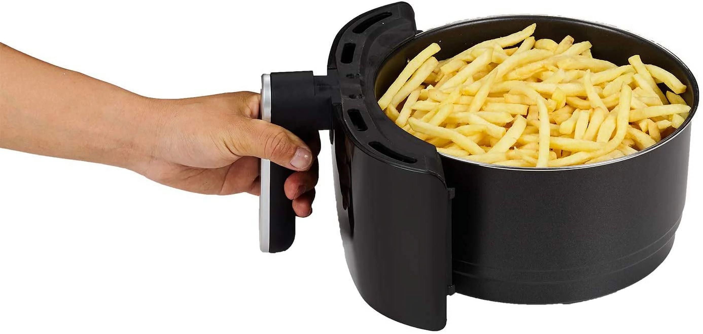 GoWISE GW22921 5 Quart 1700 Watts 8-in-1 Programmable Digital Air Fryer, Black