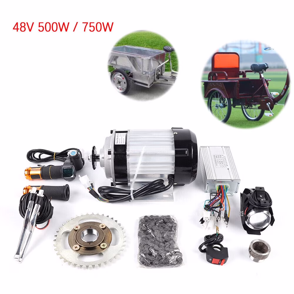 TFCFL Electric Bicycle Bike Tricycle Rickshaw Brushless Motor Controller Kit 48V 500W