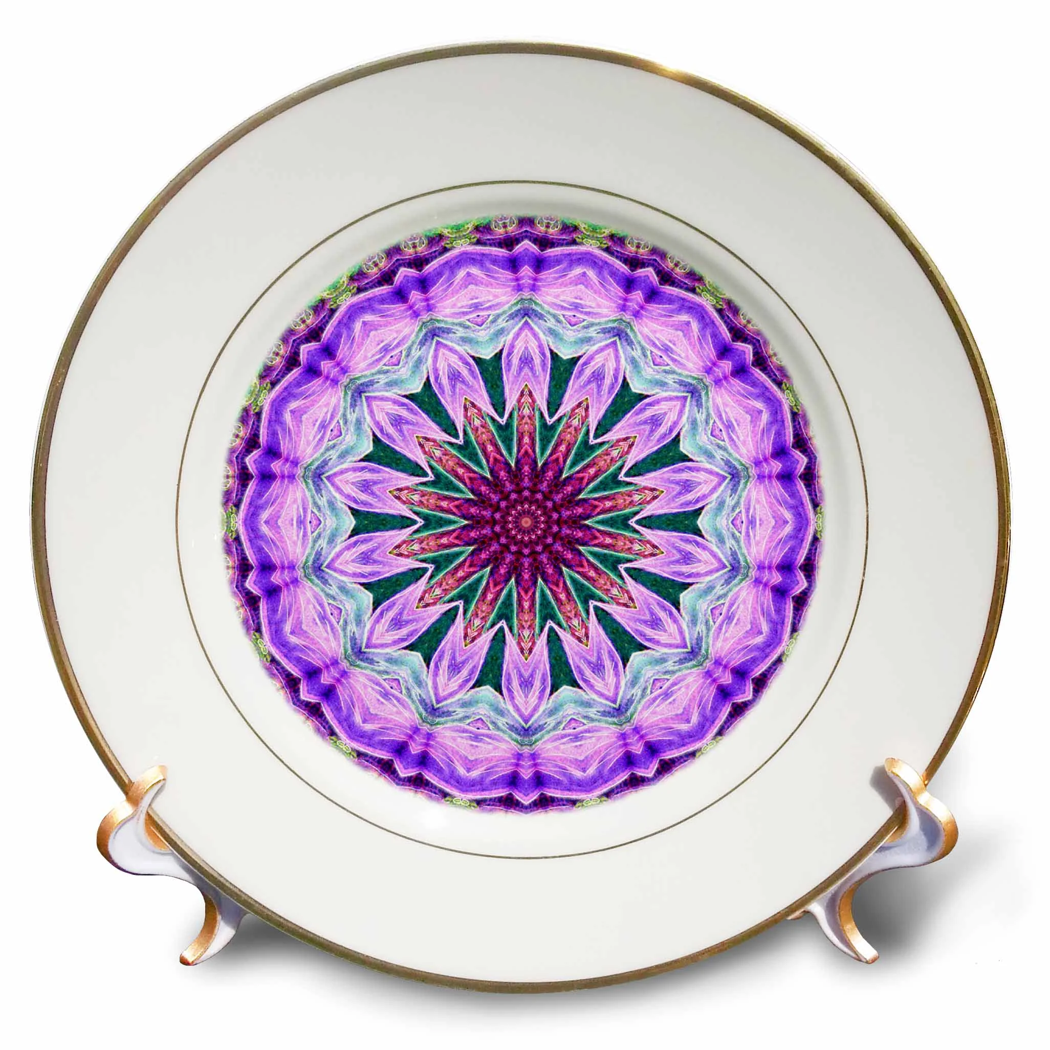 Ferrous Wheel Of Life 8 inch Porcelain Plate cp-3581-1