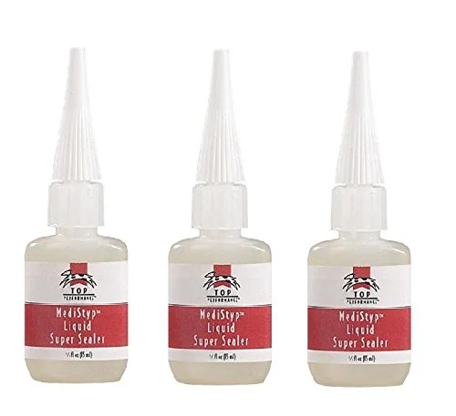 MediStyp Liquid Bandage Super Sealer Heal Dog Grooming Pet Injuries .5 Oz Bottle(Three Bottles)