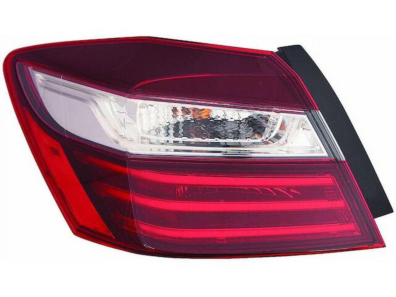 Left Outer Tail Light Assembly - Compatible with 2016 - 2017 Honda Accord Sedan