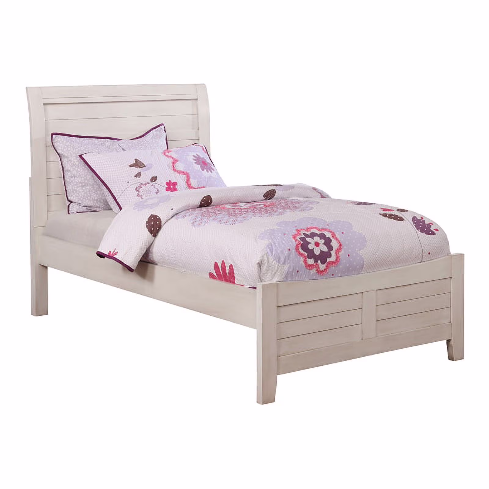 Furniture of America Gamora Transitional Solid Wood Full Bed in Antique White