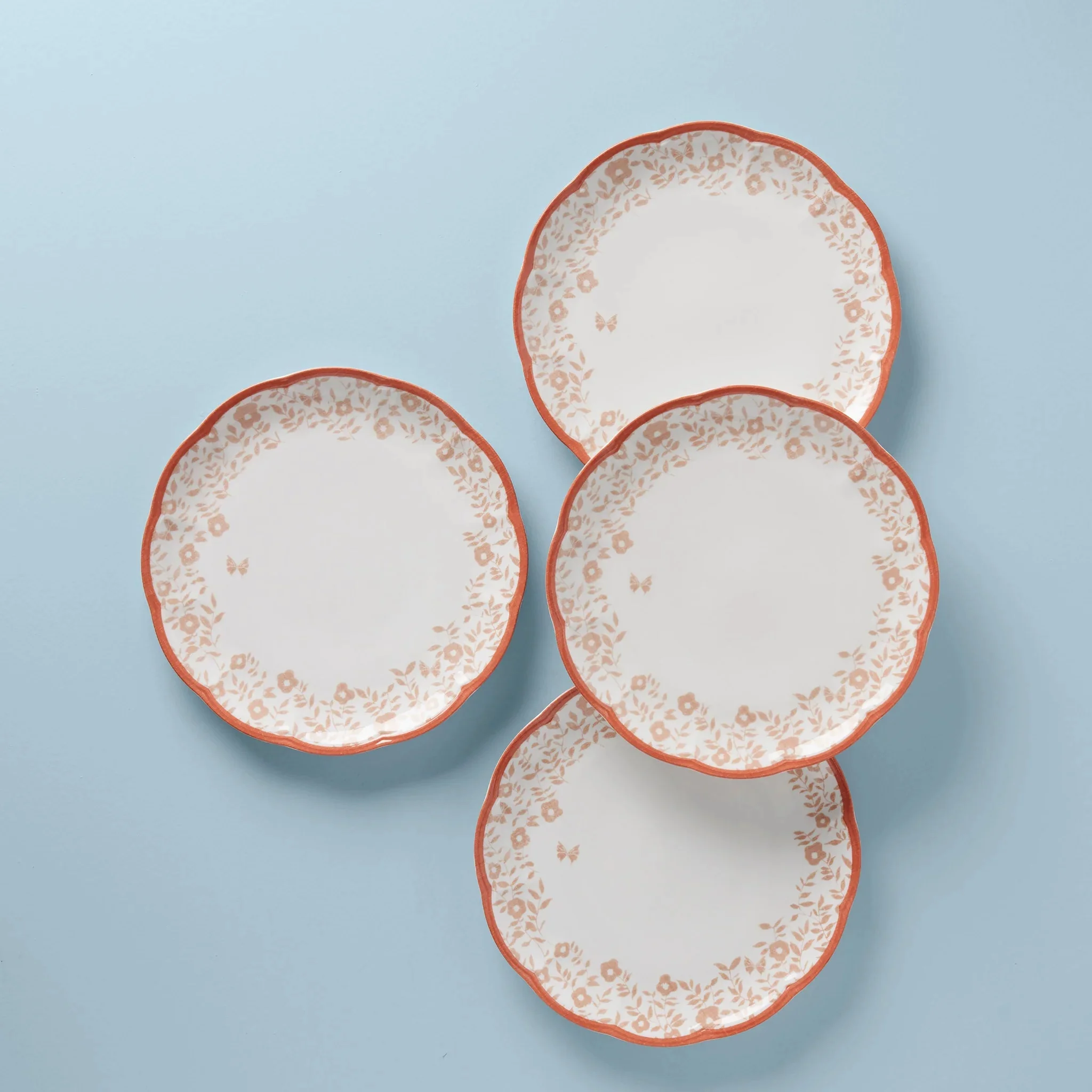 Butterfly Meadow Cottage 4-Piece Dinner Plates by Lenox