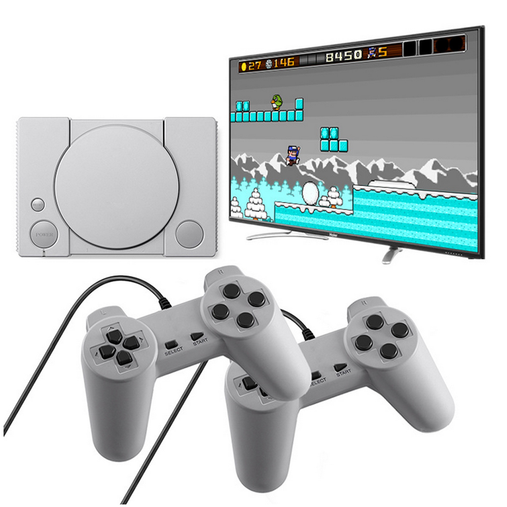 Mini Retro Video Games Console Classic 620 Built-in Games 2 Controllers Kid Gift