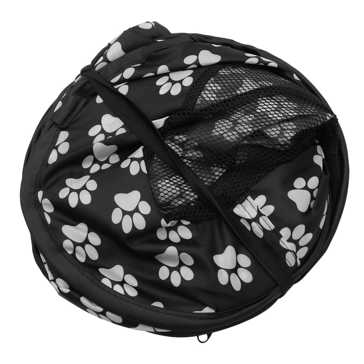 Pet Playing Tent Portable Pet Fence Creative Dog Cage Nest Pet Supplies (Black)