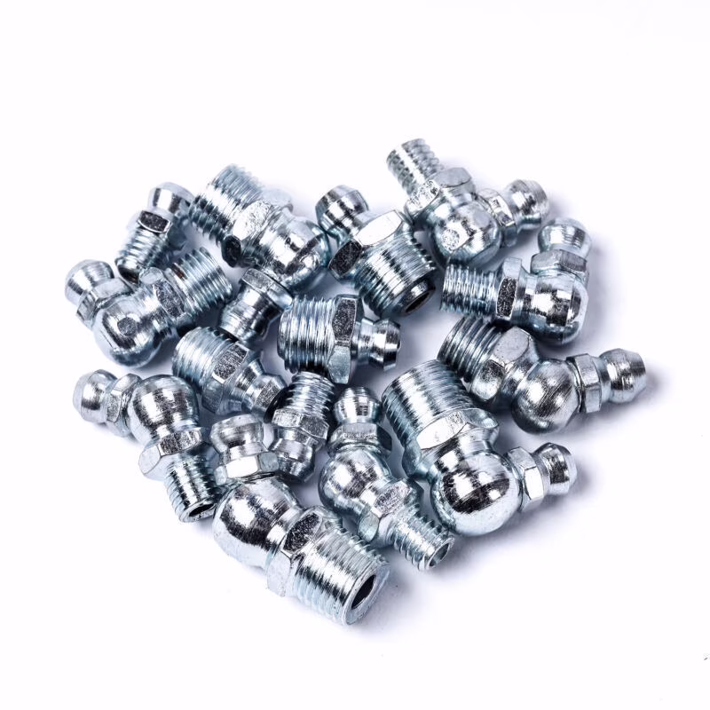 80PCS Metric M6/M8/M10 Metric Hydraulic Grease Fitting Assortment Set Fittings