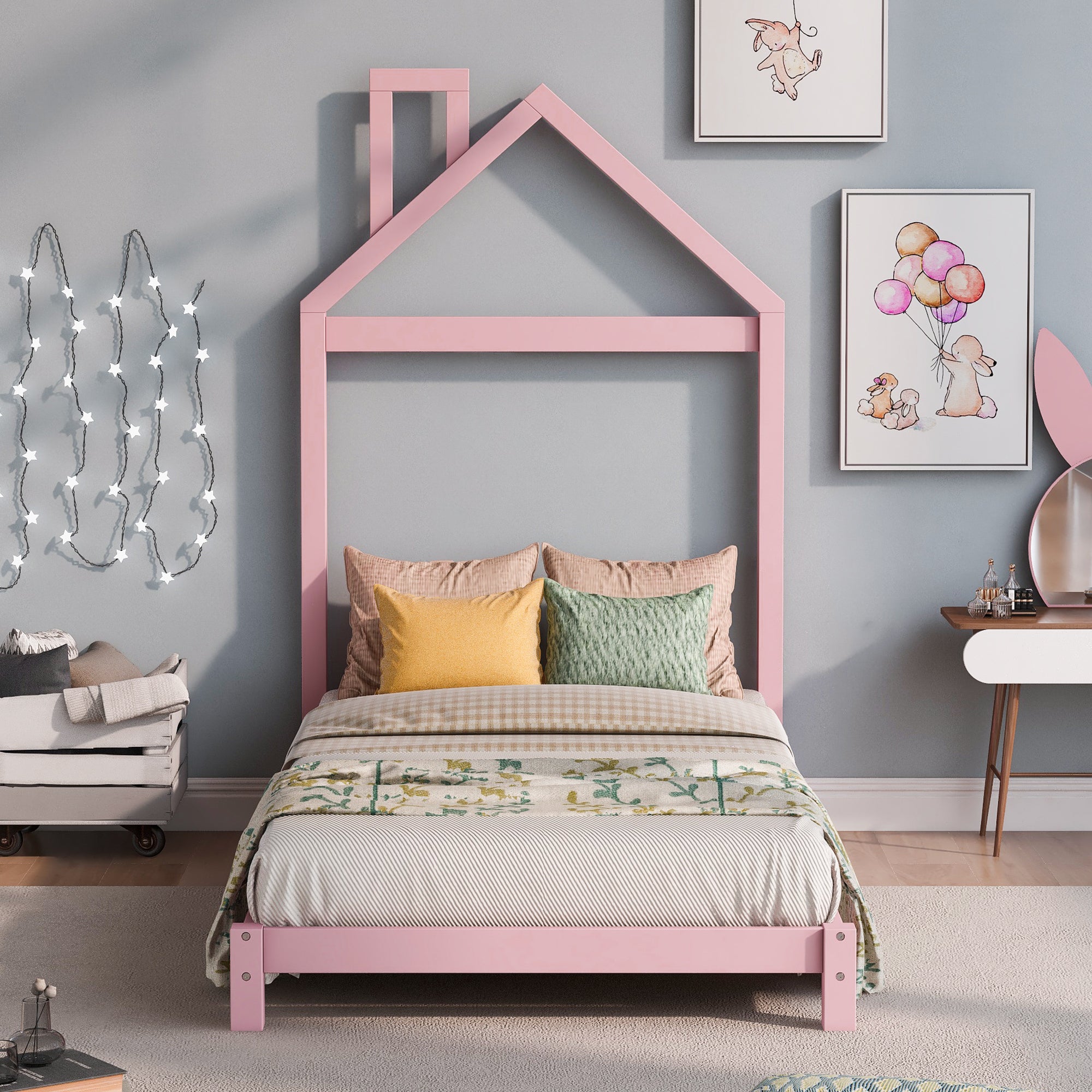 Pink Dream House Bed