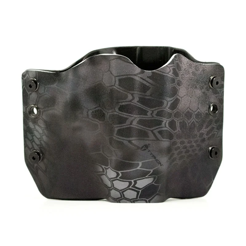 Outlaw Holsters: Kryptek Typhon OWB Kydex Gun Holster for Taurus PT 140/111 Gen 1 with TR11 Laser, Right Handed.