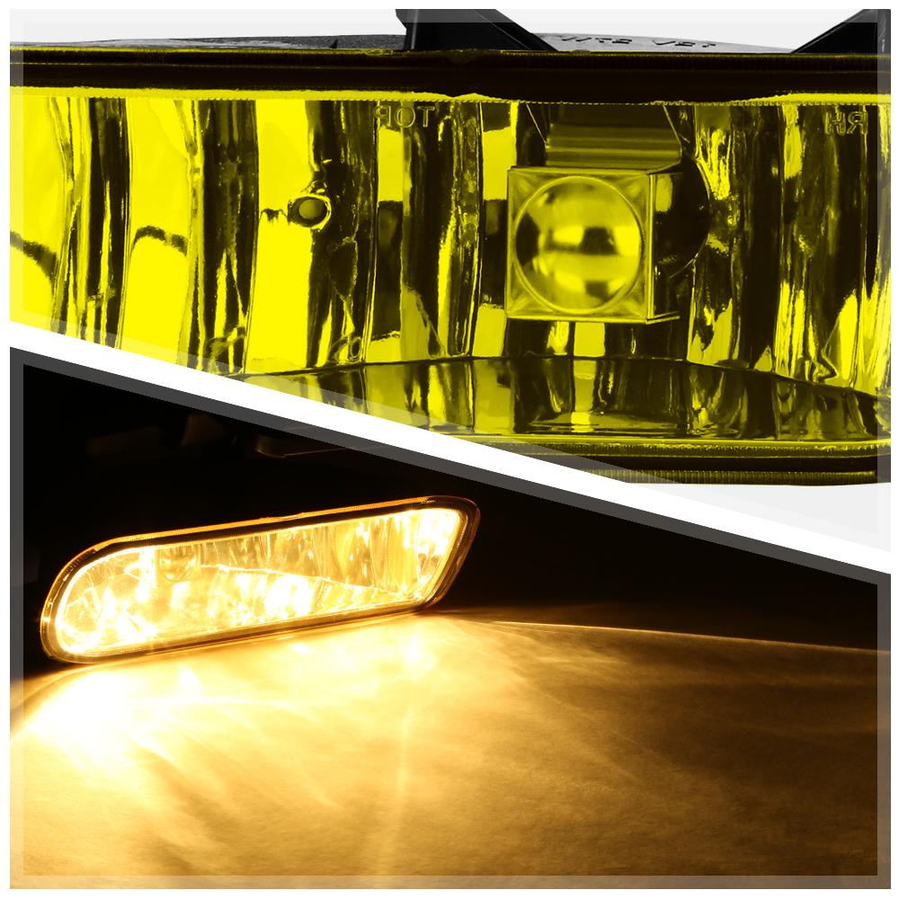 Golden Yellow Fog Light Bumper Lamps for 99-02 Silverado/00-06 Suburban/Tahoe 00 01 02 03 04 05 Fits select: 1999-2002 CHEVROLET SILVERADO, 2000-2006 CHEVROLET TAHOE