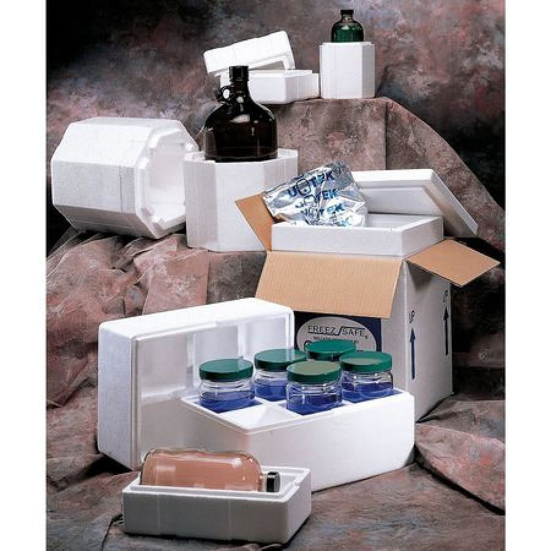 Thermosafe Bottle Shipper,8 x 6 x 7 In,PK24  440