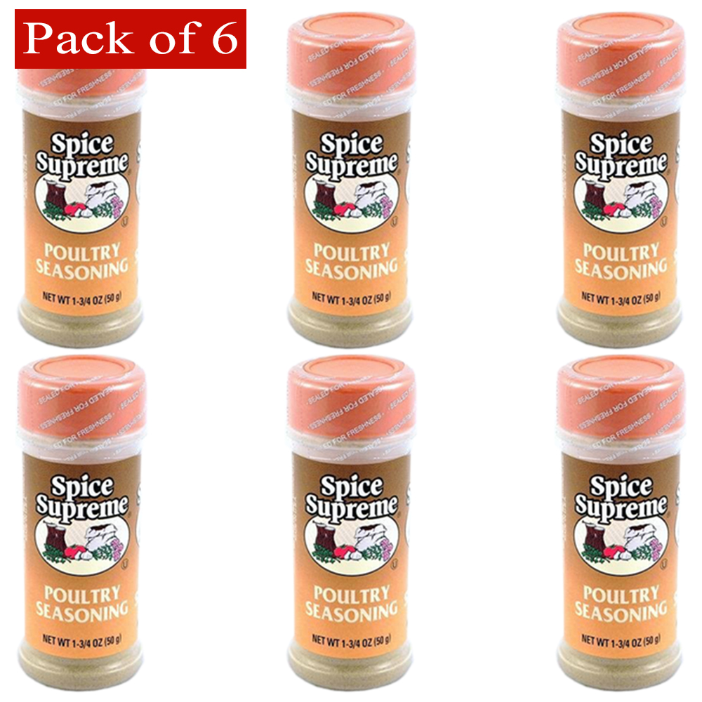 Spice Supreme - Poultry Seasoning (50g) 380307 - Pack of 6