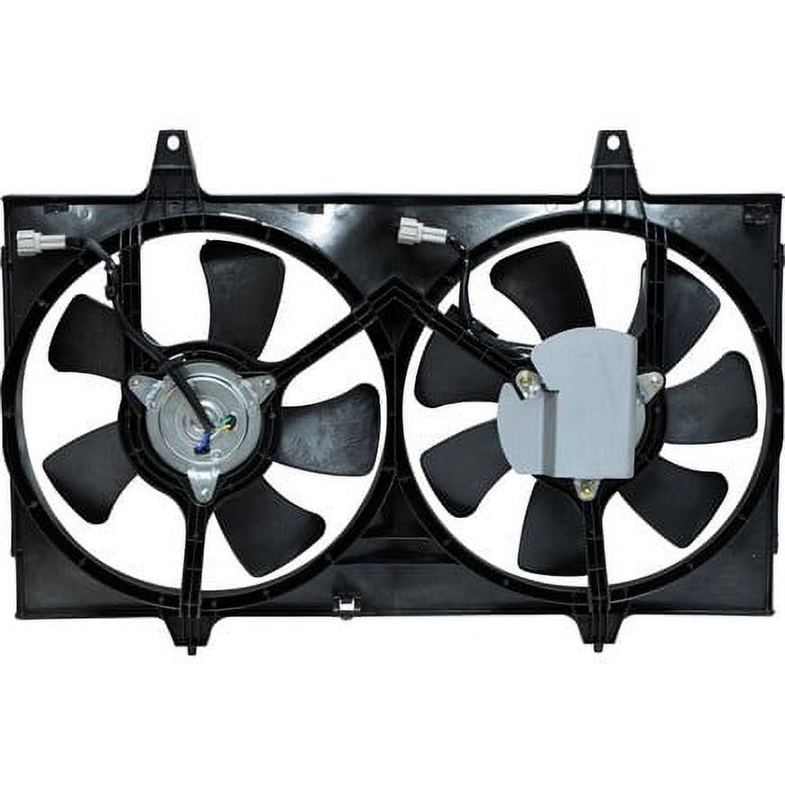 Dual Radiator and Condenser Fan Assembly -- Radiator-Condenser Fan Assy Fits select: 1995,1998-1999 NISSAN MAXIMA