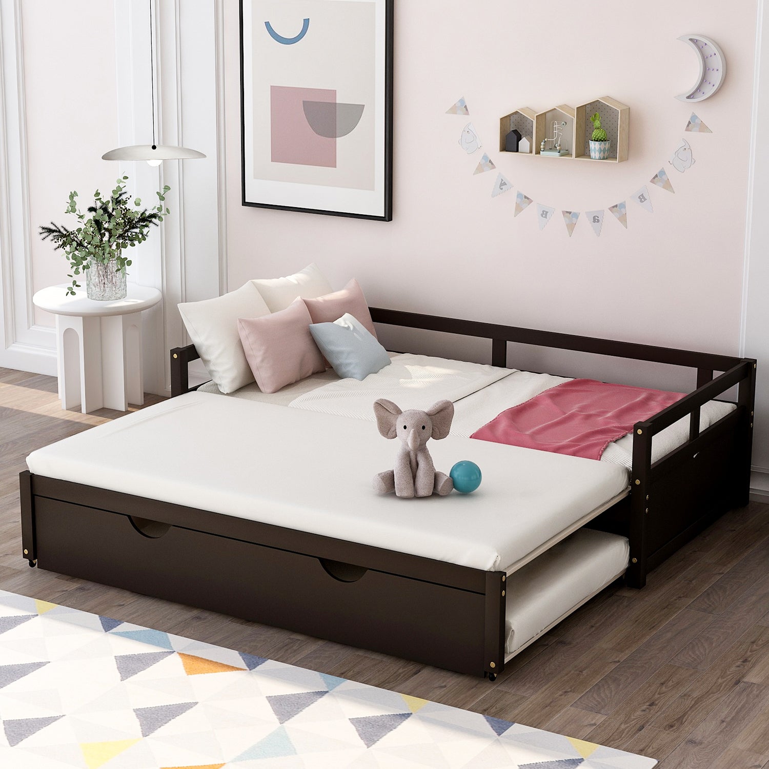 Opilo Twin Size Daybed with Trundle - Espresso