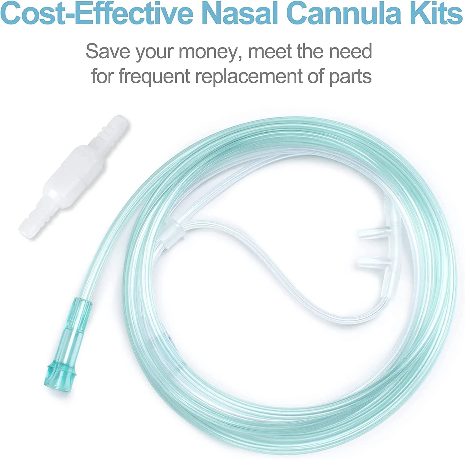 Dynarex Nasal Cannula Oxygen Adult 7' Tubing 10/Pack
