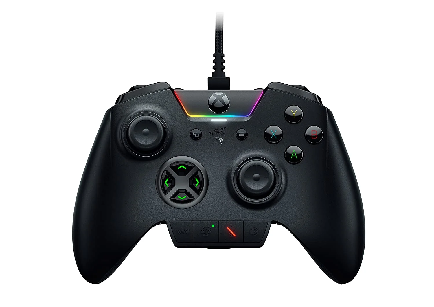 Microsoft Xbox Series X with Razer Wolverine Ultimate Xbox One Controller Black and 6Ave Cleaning Cloth
