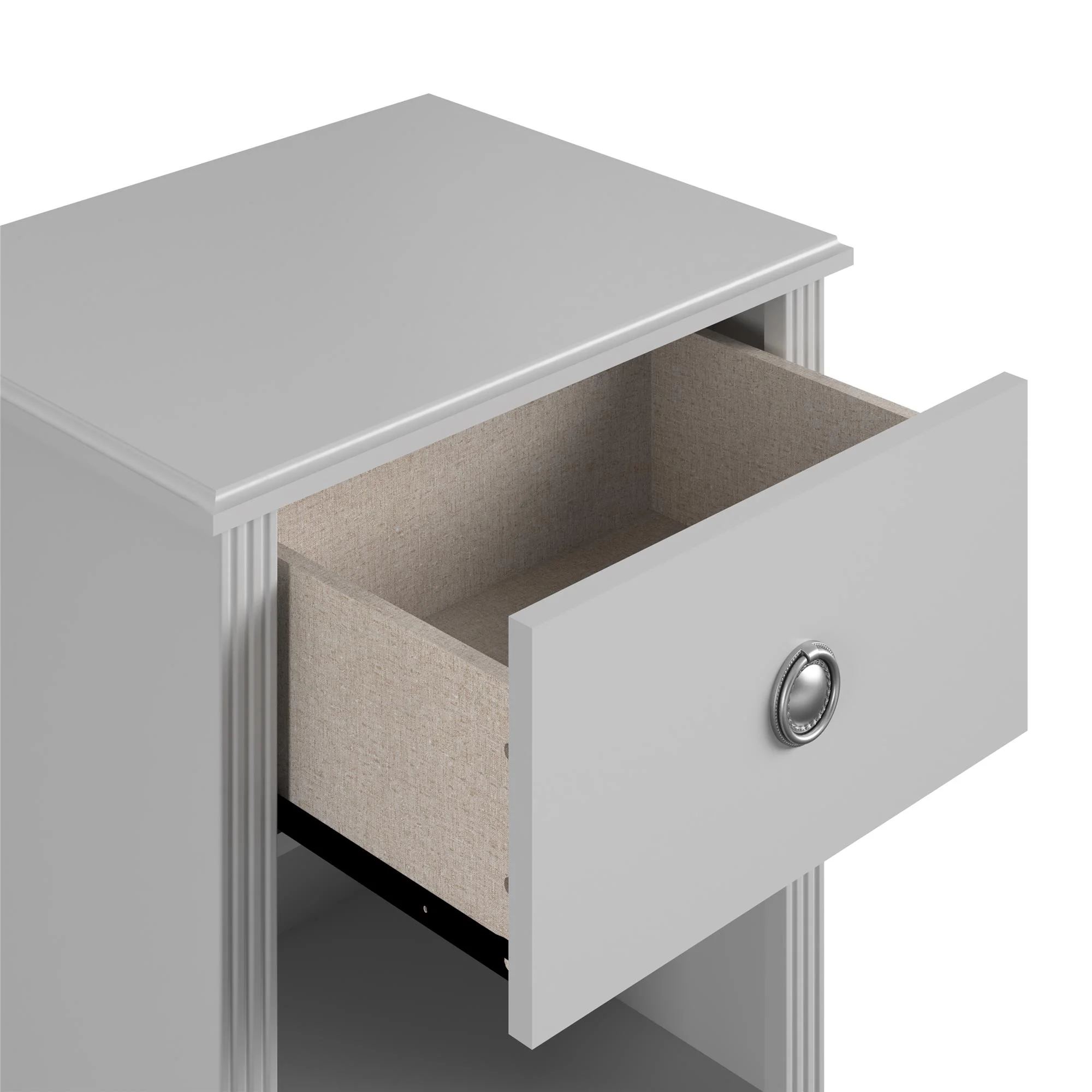 Little Seeds Rowan Valley Arden 1 Drawer Grey Kids' Nightstand