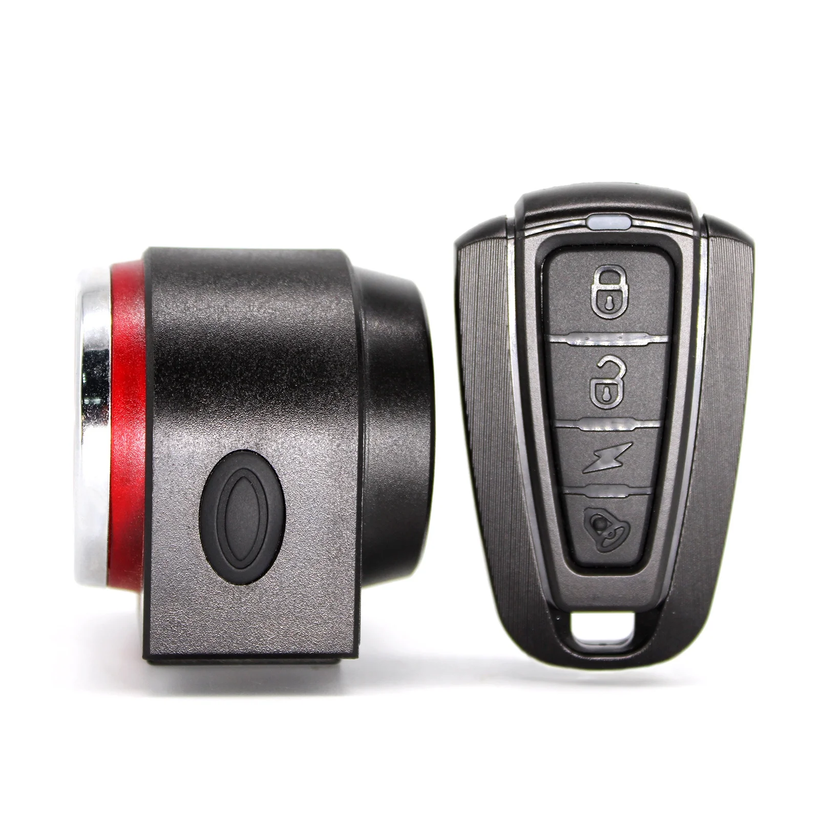 ANTUSI -theft Bike Alarm Rear Light Wireless Remote Control  Taillight Waterproof Smart Cycling Light