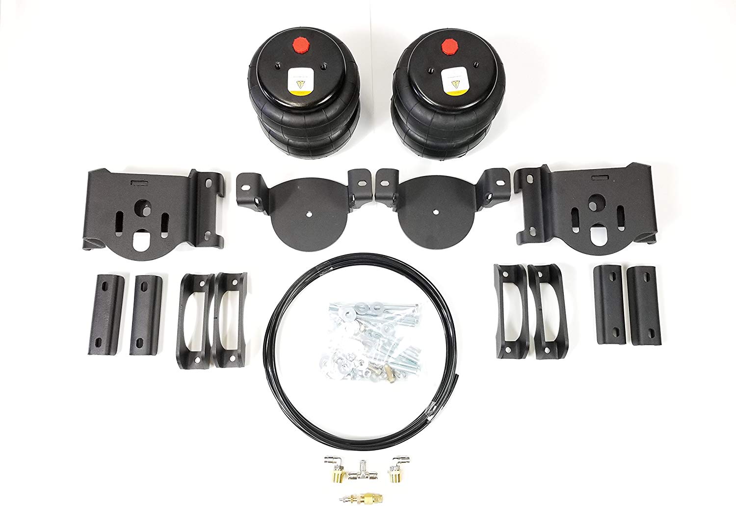 TS - Fits Chevrolet Silverado GMC Sierra 2500 3500 HD 11-16 Pickup Rear Towing Assist Helper Air Ride Suspension Kit