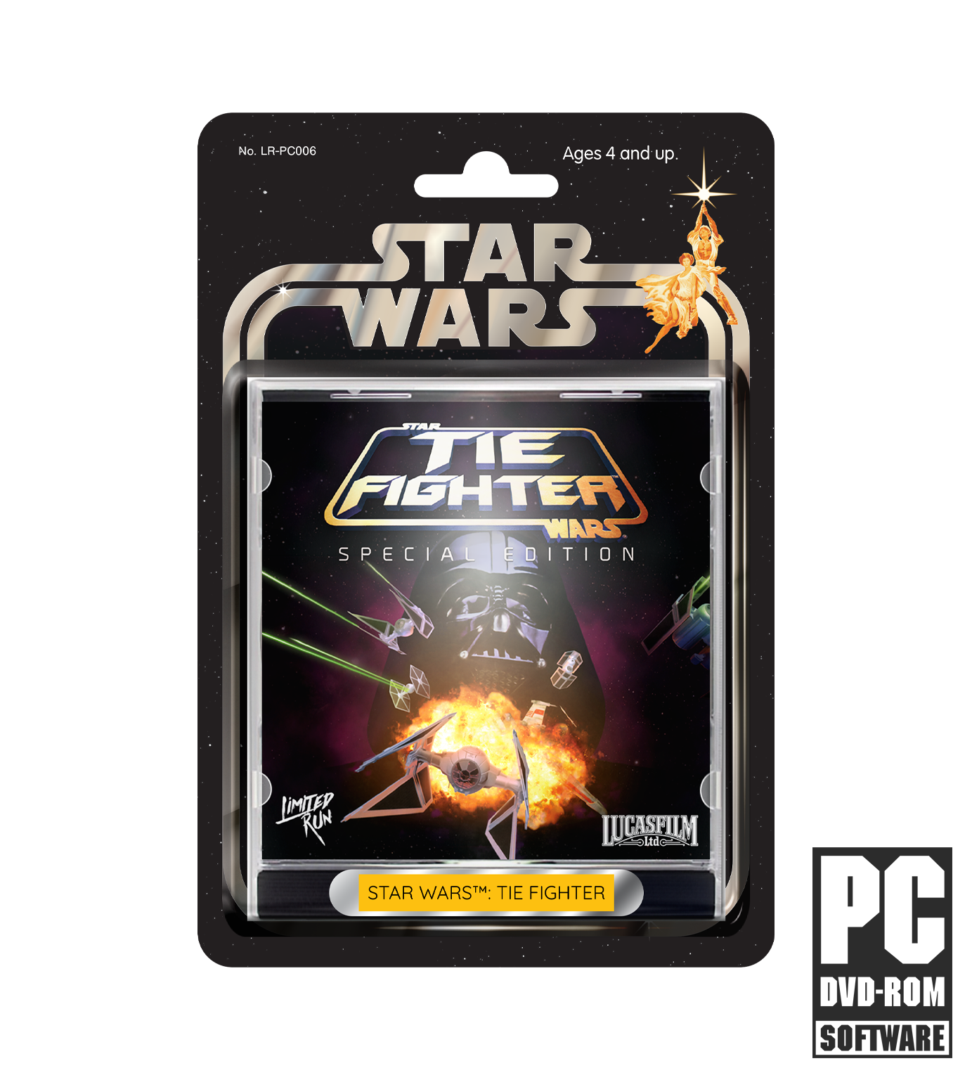 Star Wars: Tie Fighter PC Physical Game Disk Limited Run Special Edition [ VG+ ]