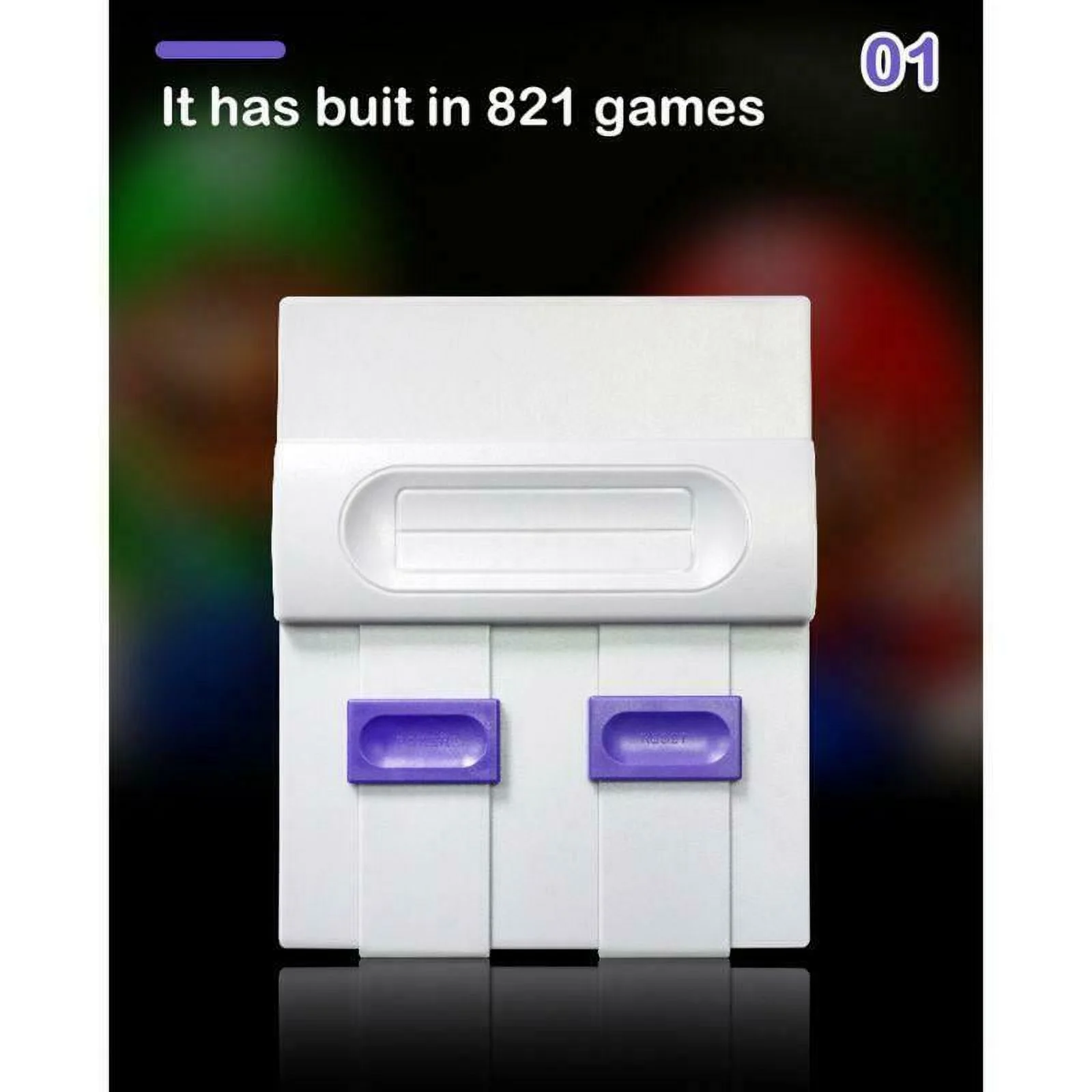 Grace Classic Video Game Console Built-in 821 Games
