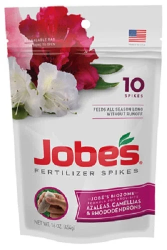 Jobe's 04101 10-Pack Azalea, Camellia, Rhododendron Fertilizer Spikes - Quantity of 6