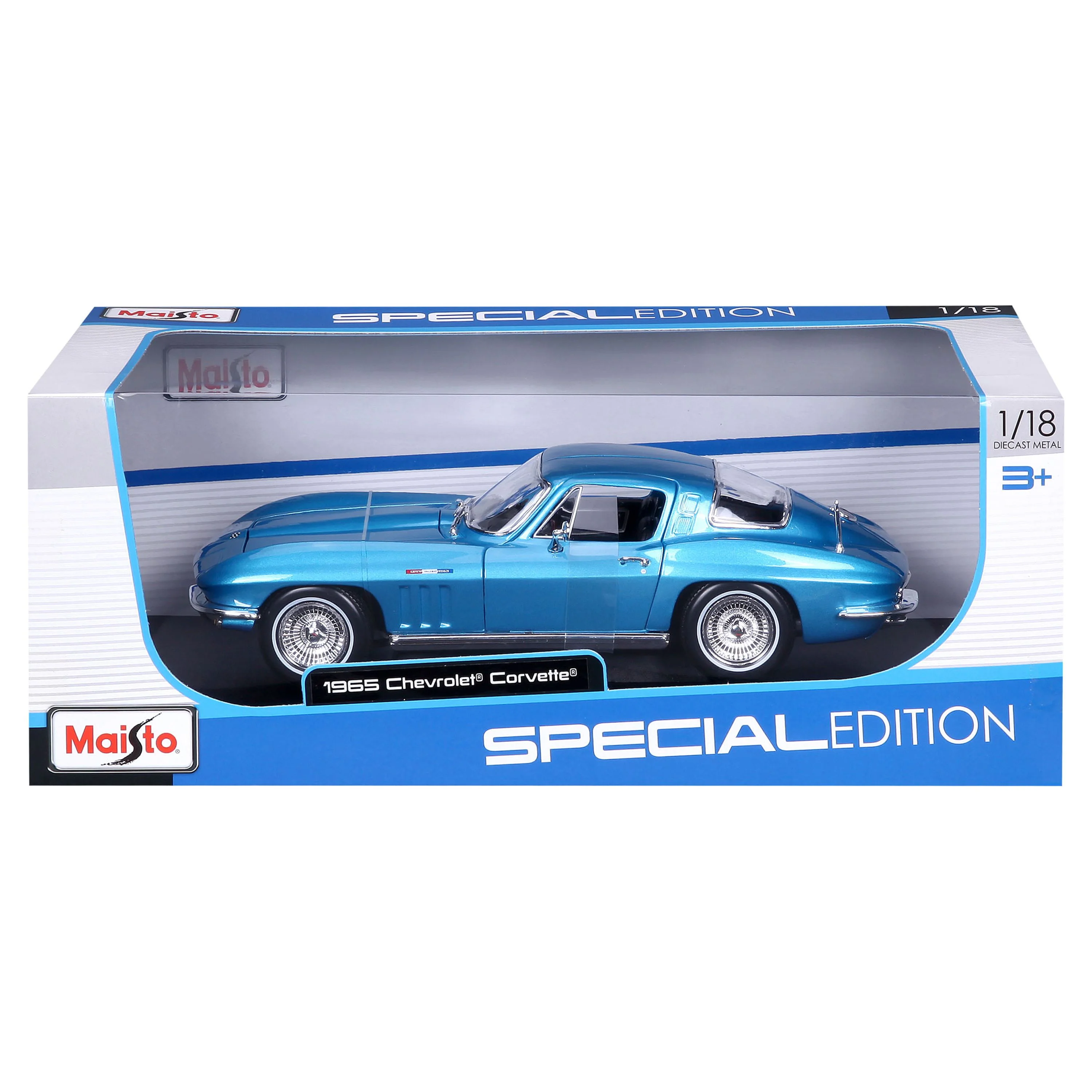 Maisto1:18 Special Edition 1965 Chevy Corvette Diecast Vehicle Model