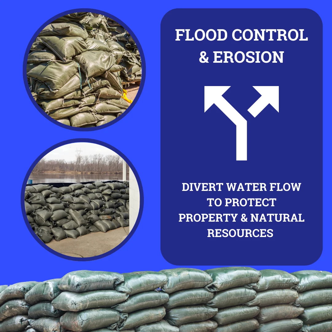 DURASACK Heavy Duty Sand Bags with Tie Strings (Bundle of 50) - 14