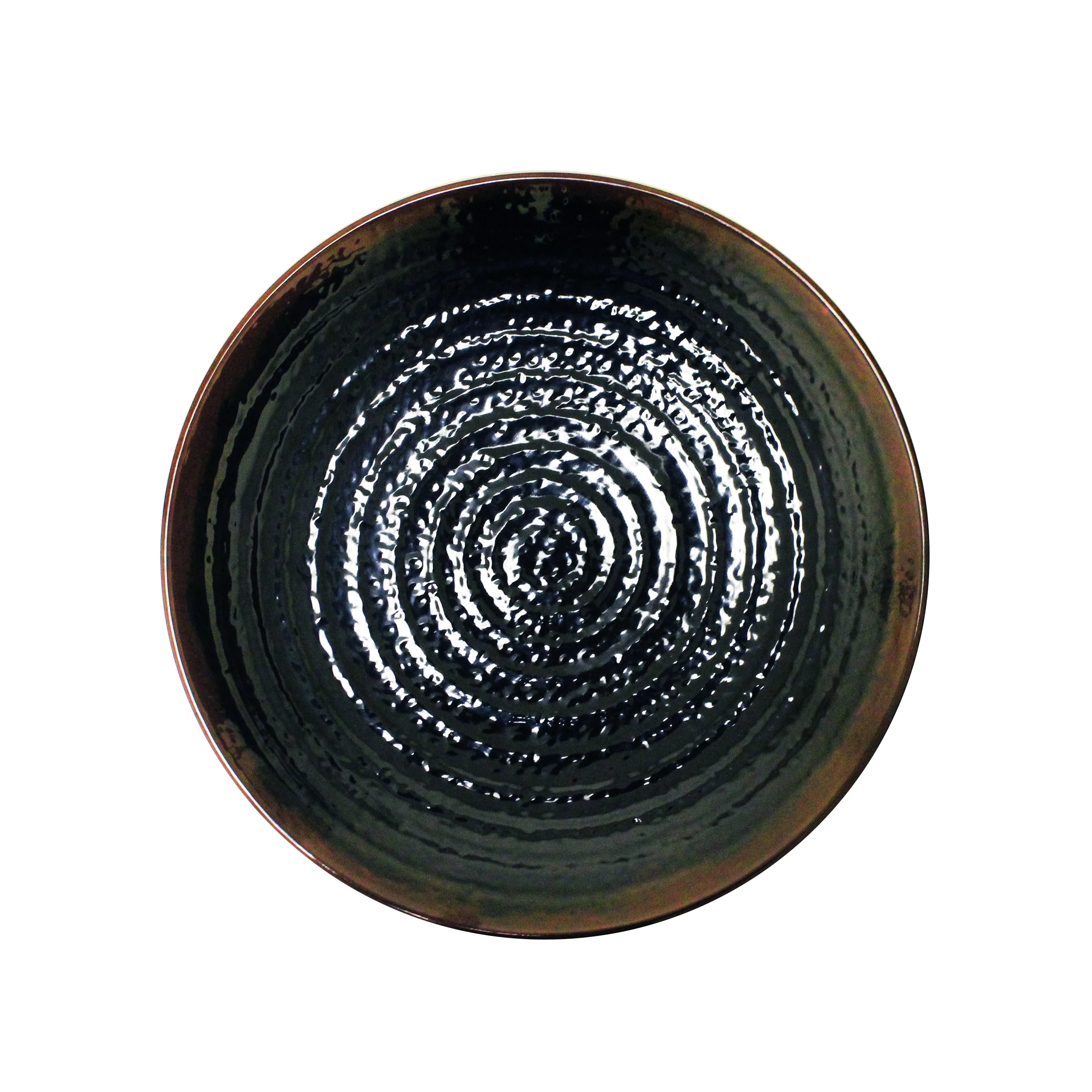 Excellante Tenmoku Melamine Dinnerware Collection 8 1/4