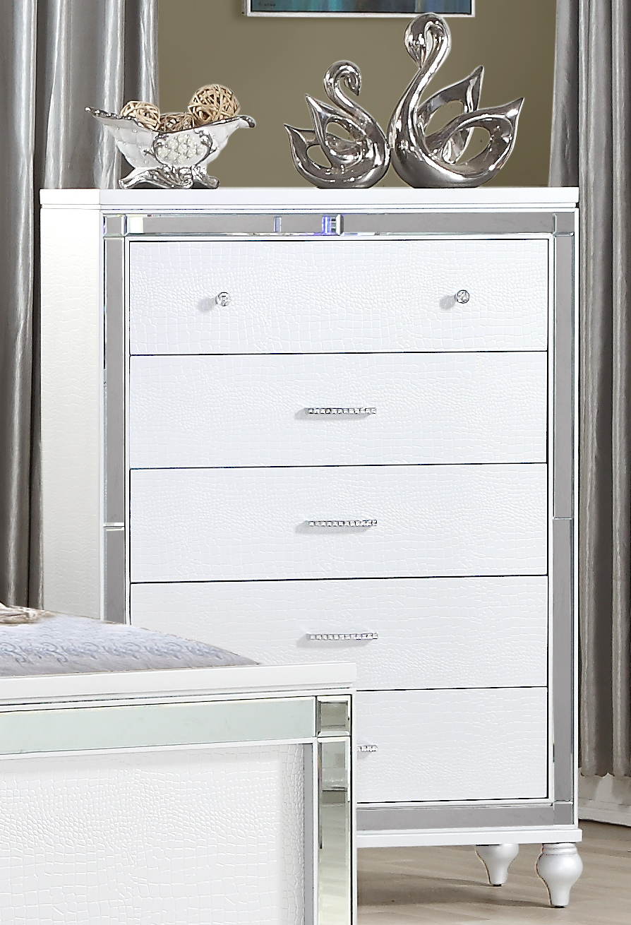 Glamorous Mirror Framed Chest - Elevate Your Space