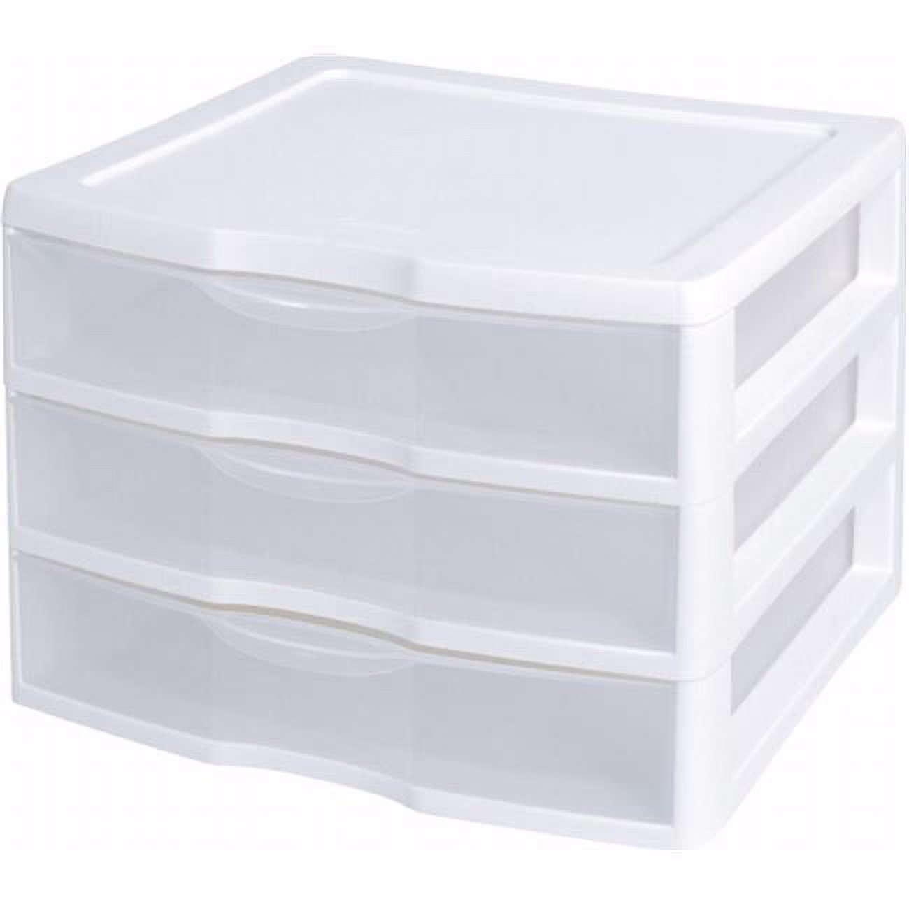 3 Drawer ClearView Storage Organizer   - Pack of 3