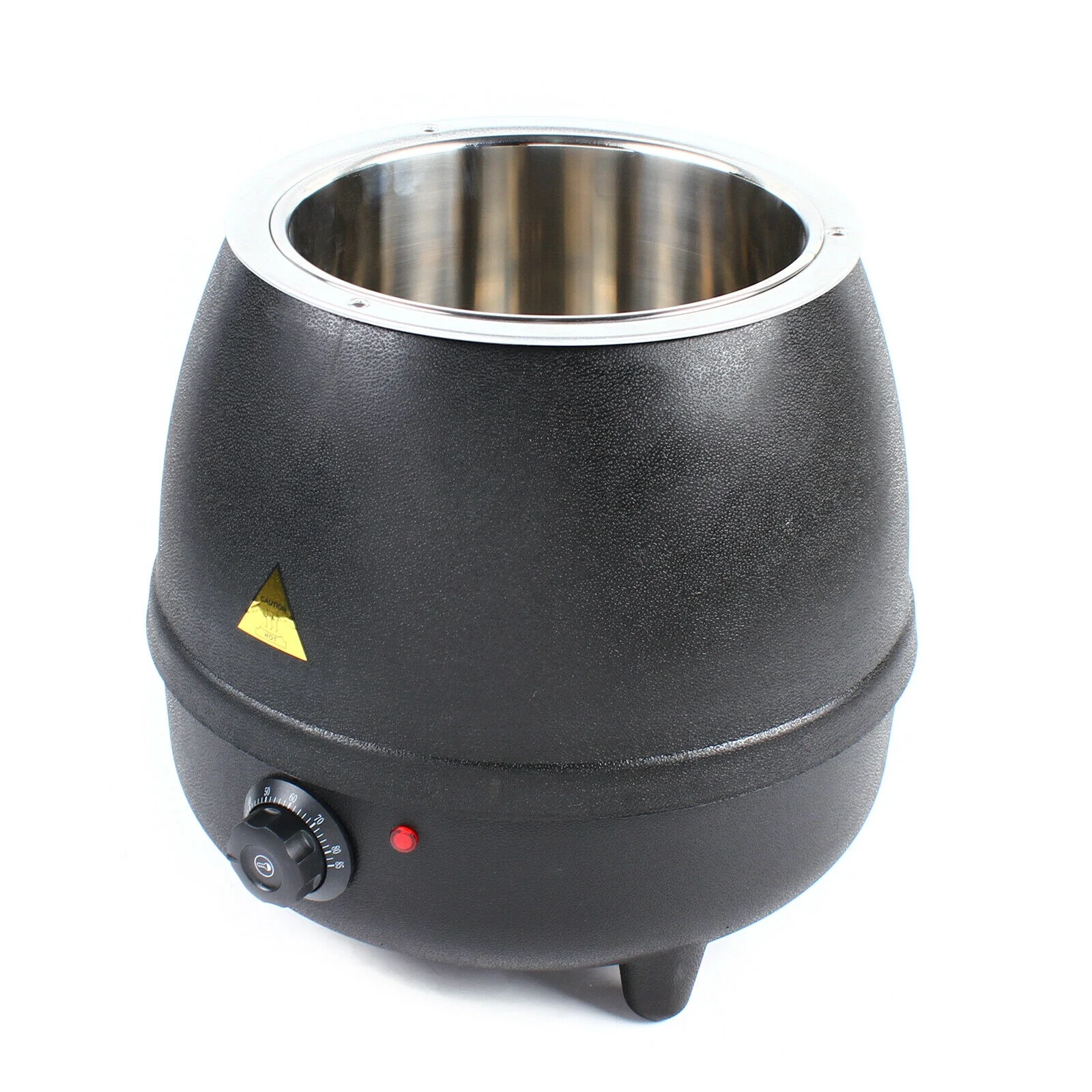 TOOL1SHOoo 10L Commercial Kitchen Restaurant Electric Food Soup Kettle Pot Warmer Black