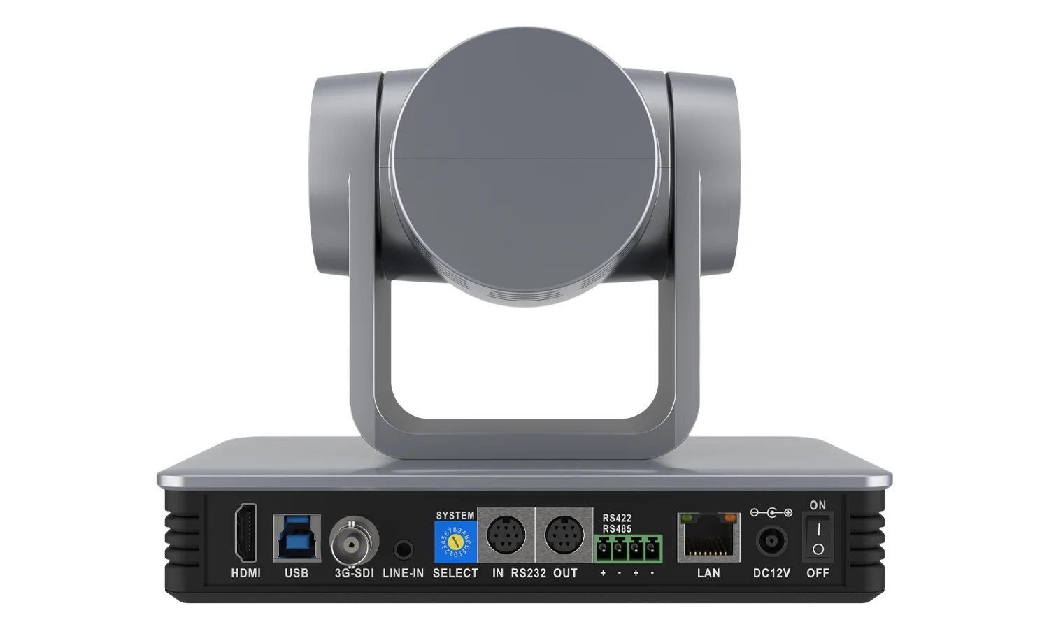 BZBGEAR Universal 1080P FHD 12X HDMI/SDI/USB 3.0/RS232/485/POE Live Streaming PTZ Camera (Silver)