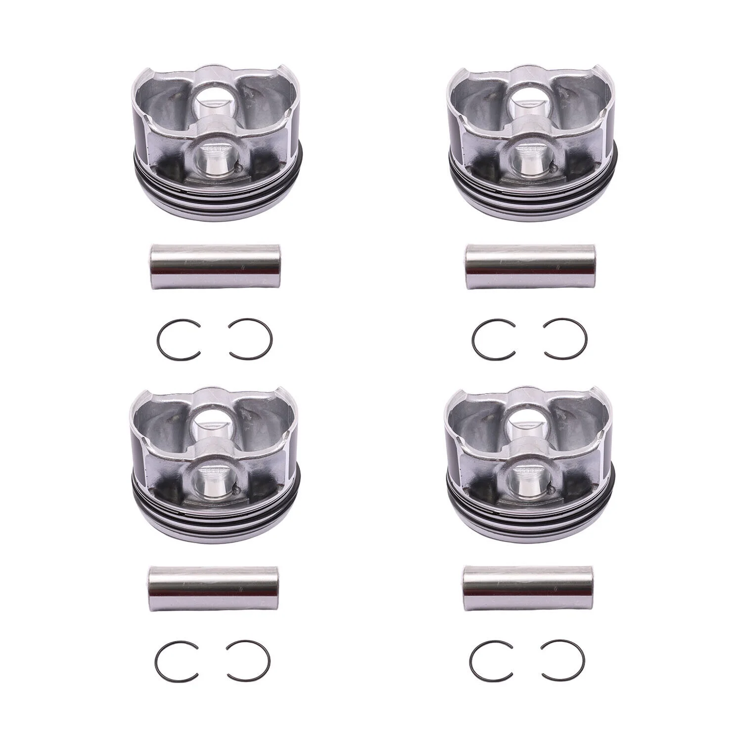 Piston With Rings 4Pcs Fits for Land Rover Range Rover Jaguar 2.0T 1999 AG9Z-6108-L