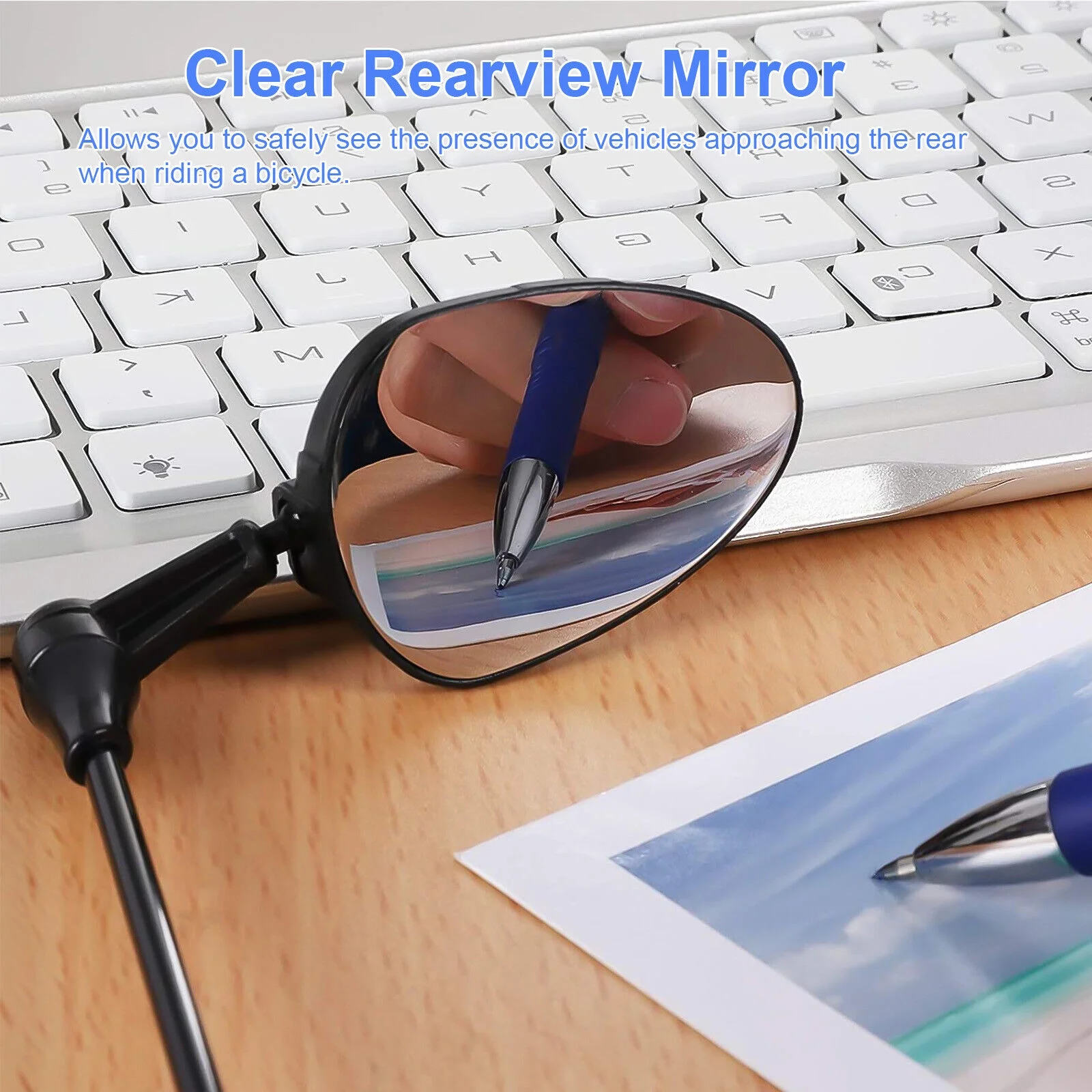 MTB Bicycle Helmet Rearview Mirror Bike Cycling Riding Rears View Safety Mirrors