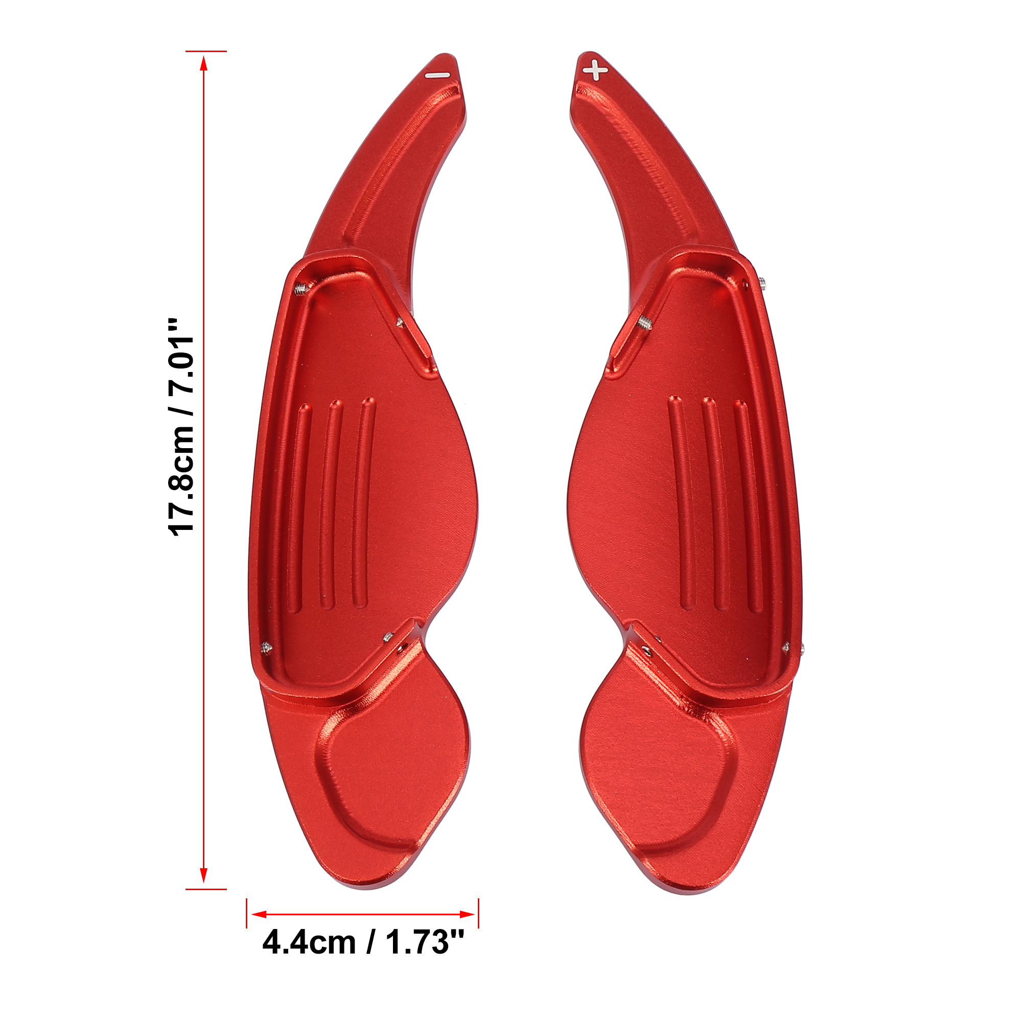 Pair Red Steering Wheel Shift Paddle Shifter for Land Rover Evoque 2012-2018 for Jaguar F-Pace 2015-2020