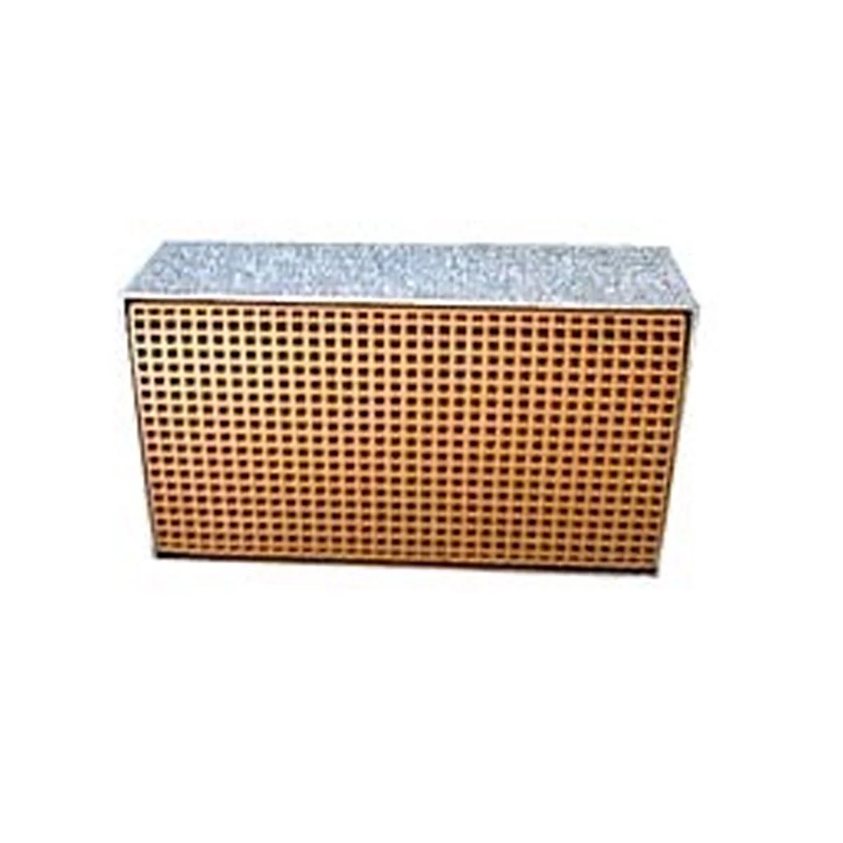 3.875'' x 6.875'' x 2'' Catalytic Combustor Replacement with Metal Band