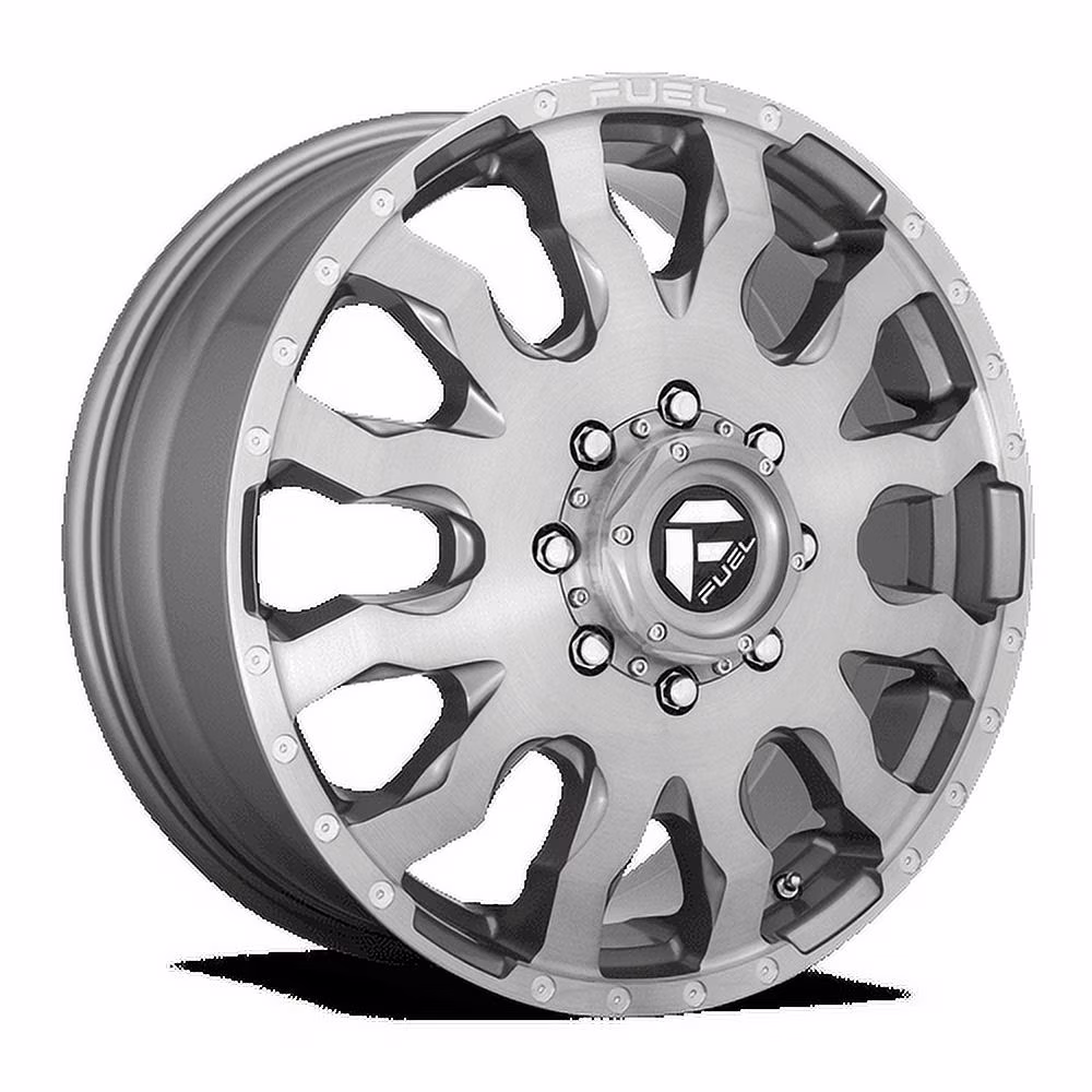 Fuel 1PC Aluminum Rim D693 BLITZ 20X8.25in Brushed Gunmetal Tinted Clear Finish, D693208217