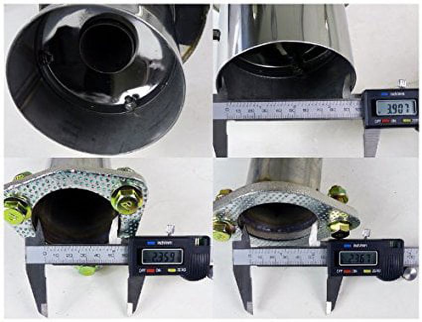 Spec-D Tuning MFCAT2-ACD90 Honda Accord Ex Dx N1 Style Catback Exhaust System