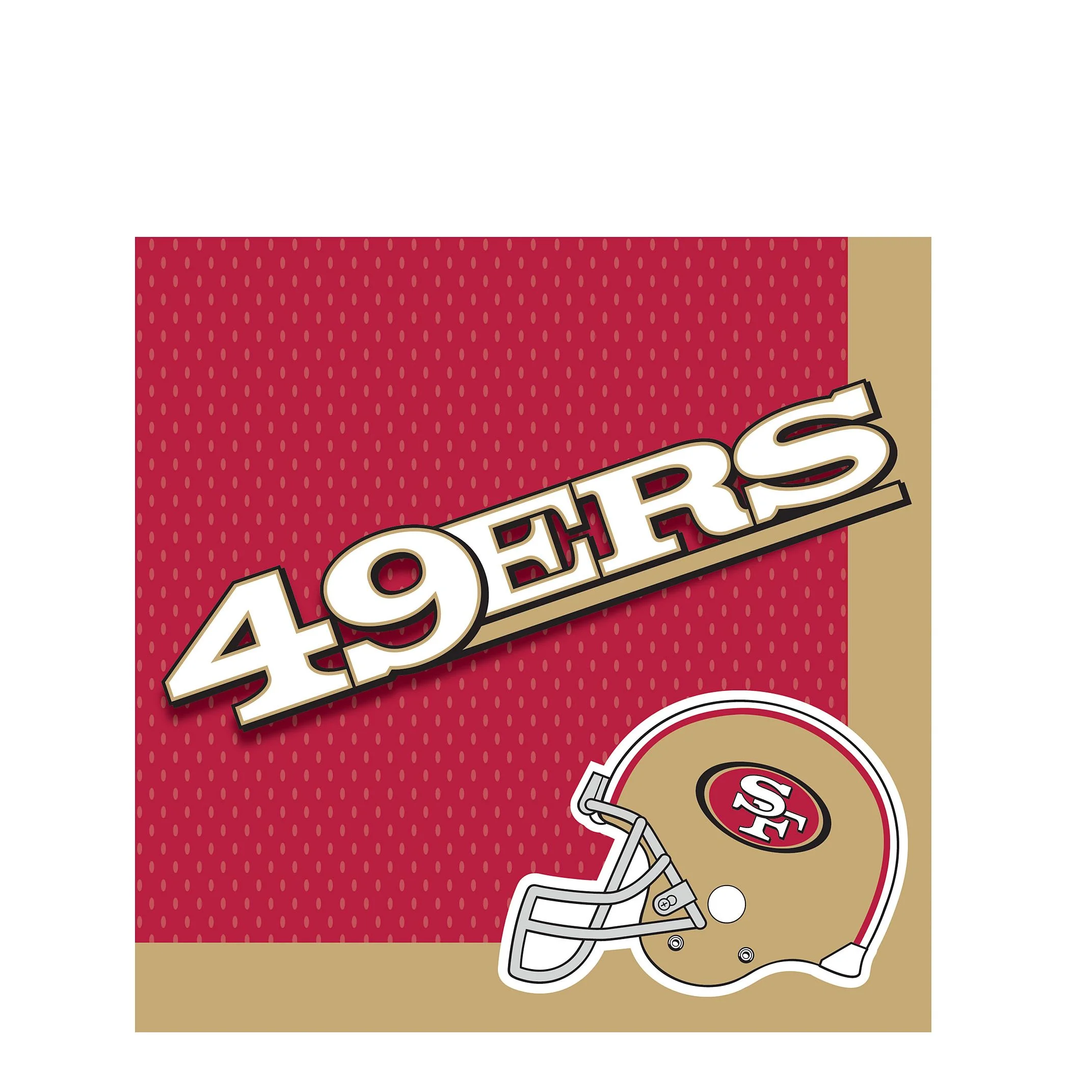 San Francisco 49ers Plates Napkins & Cups 8 Guest Party Tableware Set