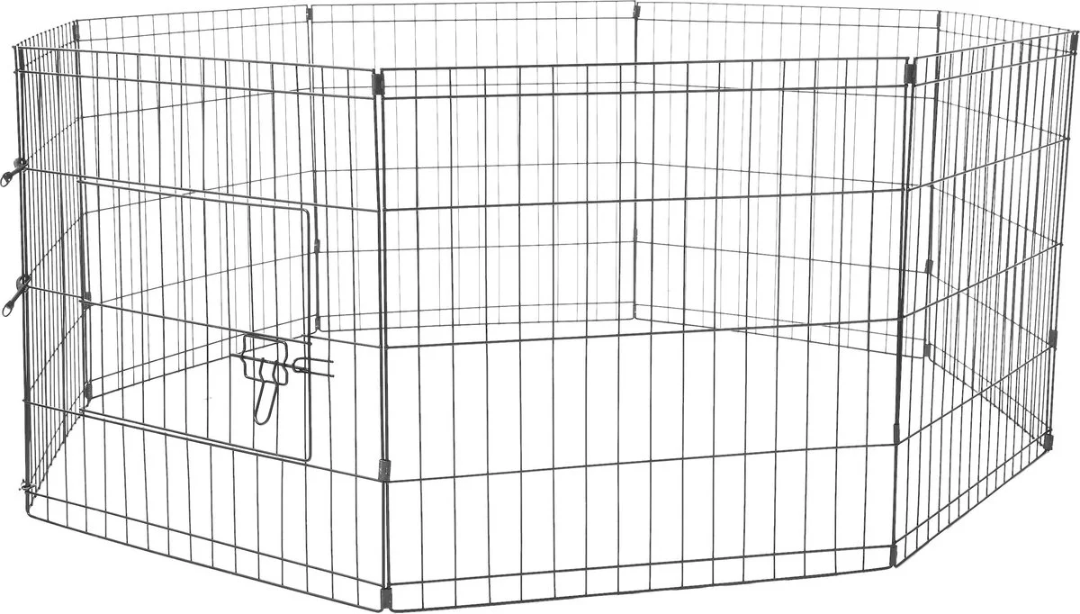 Paws & Pals Large Hammigrid Wire Folding 8-Panel Pop-Up Kennel, 2018 Design