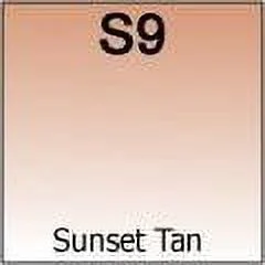 Large Bottle Airbrush Makeup Foundation Satin S9 Summer Tan Water-based Makeup Lasting All Day 0.50 Oz Bottle By Glam Air