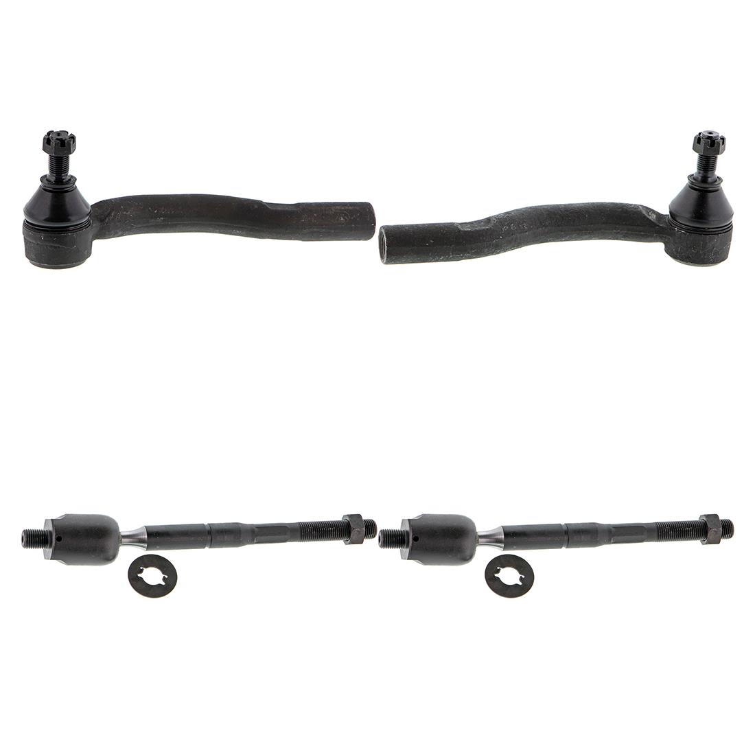 For Toyota Camry Mevotech 4pcs Front Inner Outer Steering Tie Rod End