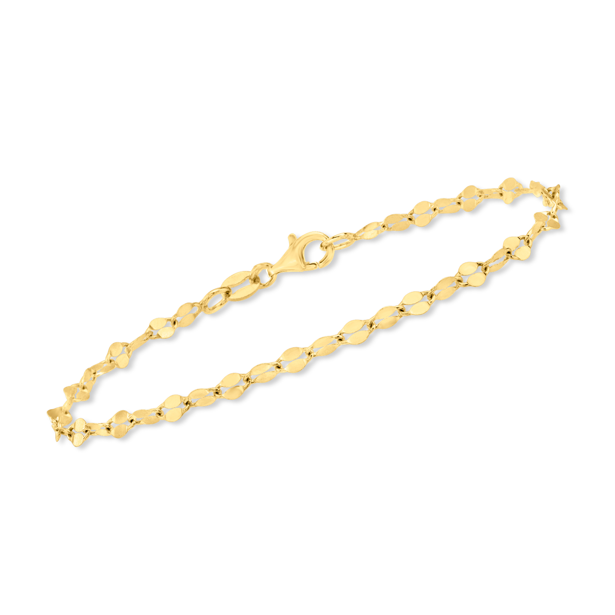 Ross-Simons Italian 18kt Gold Over Sterling Jewelry Set: 5 Chain Bracelets, Women's, Adult