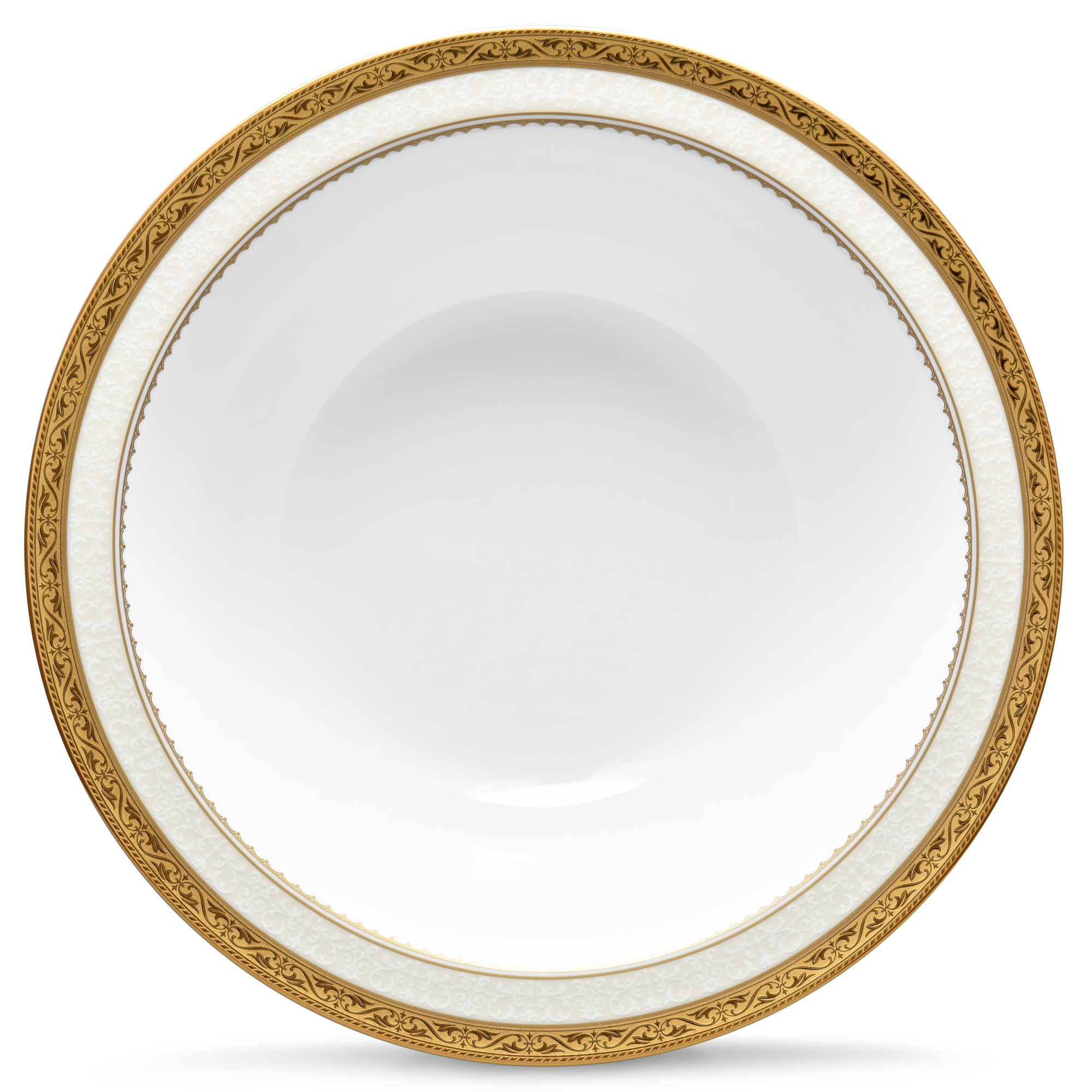 Noritake Odessa Gold Large Round Vegetable Serving Bowl