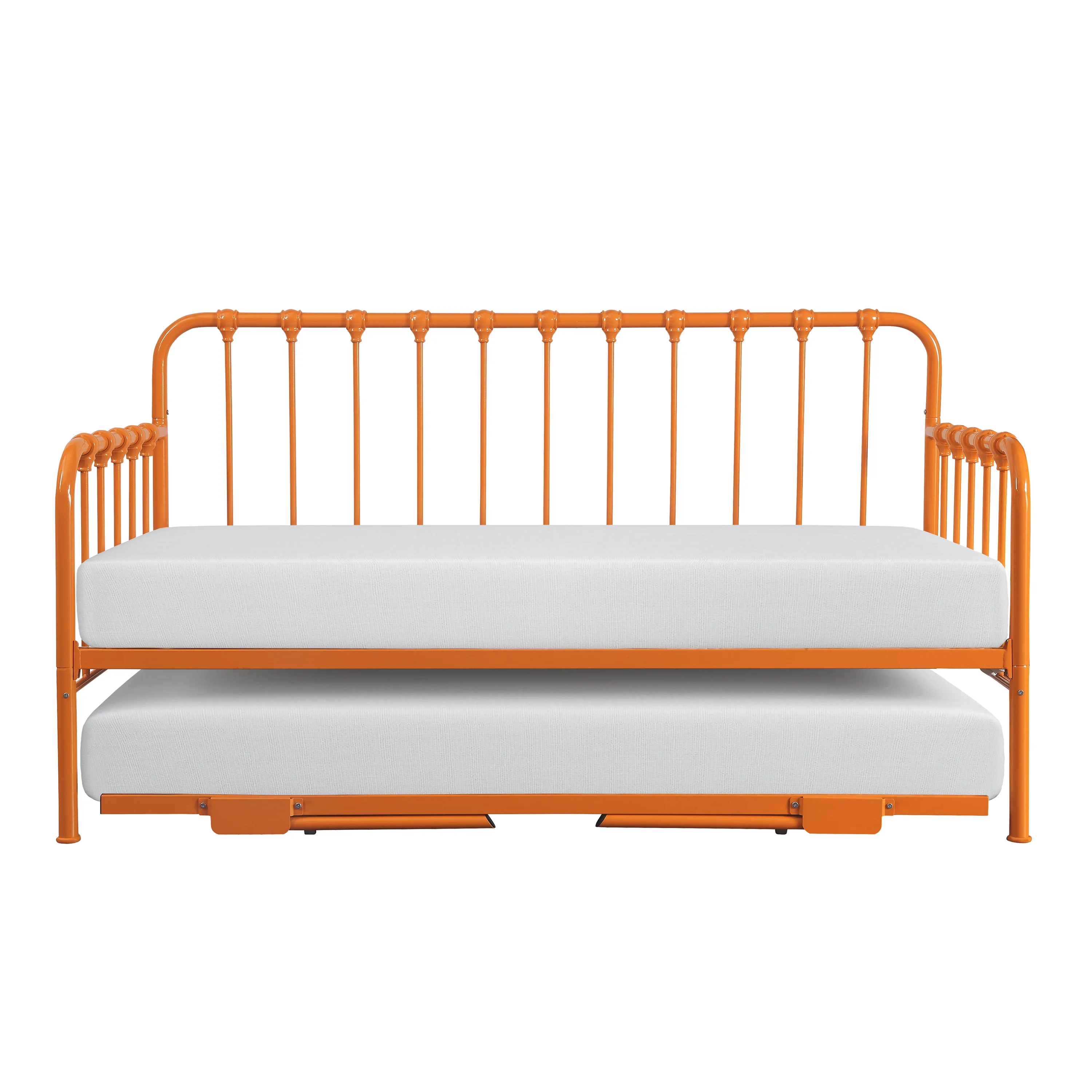 Constance Metal Daybed with Trundle, Orange