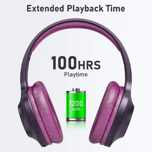 Foldable Wireless Headphones for T-Mobile REVVL 6 PRO 5G Phone - Headset w Mic Hands-free Earphones Earbuds P3Q Compatible With REVVL 6 PRO 5G